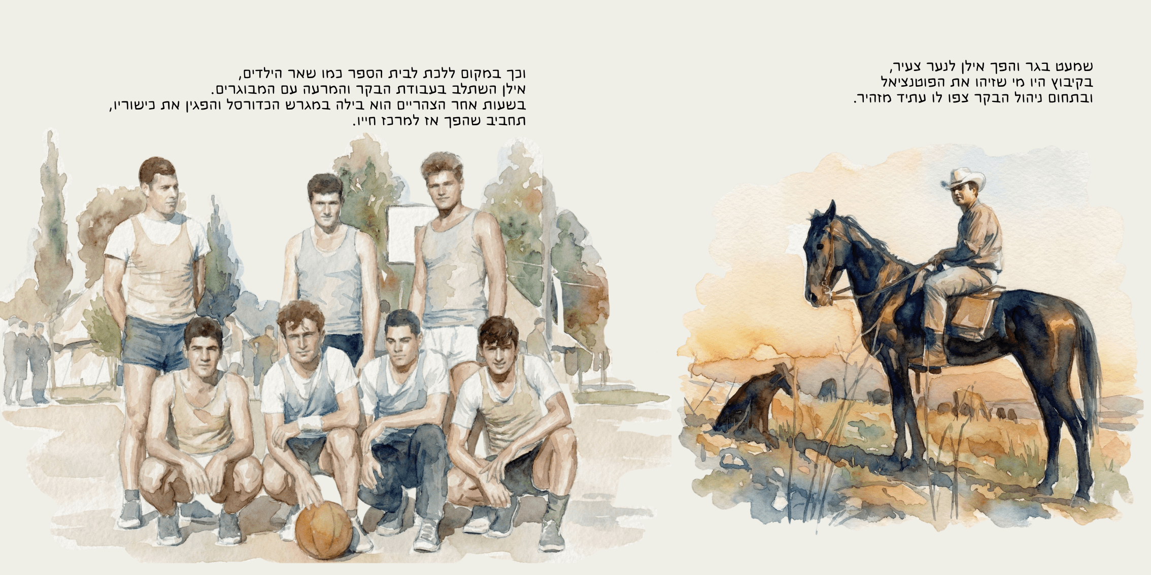 עמוד לדוגמה מאלבום Vitae Studio